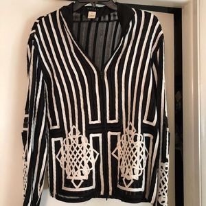 Women's sheer black jacket
